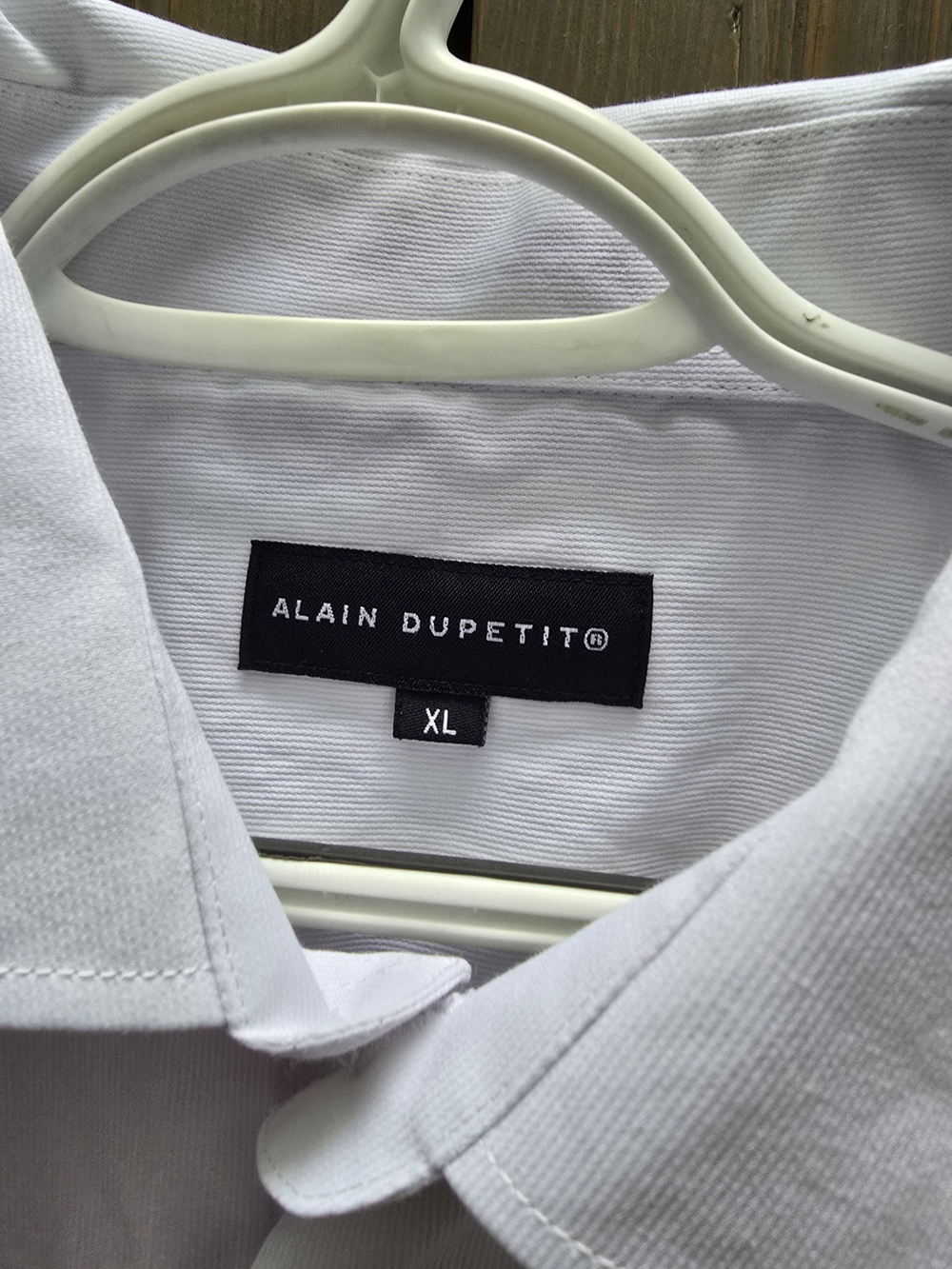 White Men’s Dress Shirt - XL
